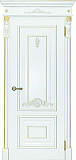 Межкомнатная дверь Империал-2, массив бука, дверь глухая с патиной (айсберг)
