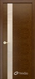 Межкомнатная дверь ДО Камелия К-5, стекло лакобель (тон 35)