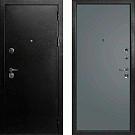 Дверь входная С-1/Гладкая панель ПВХ, металл 1.5 мм, 2 замка, титан/графит