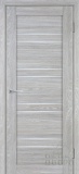 Дверь межкомнатная экошпон Лайт-19, со стеклом сатинат светлый (нордик)