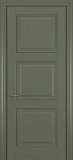 Межкомнатная дверь Гранд Прайм, глухая дверь неоклассика, эмаль оливковая