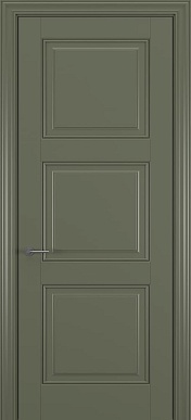 Гранд Прайм, глухая дверь неоклассика, эмаль оливковая