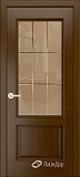 Межкомнатная дверь ДП Кантри, со стеклом (тон 2)