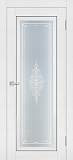 Межкомнатная дверь межкомнатная Soft Touch PST-25, стекло Кристалайз светлое (белый ясень)
