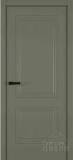 Венеция-2 ART, глухая фрезерованная дверь неоклассика, эмаль оливковая