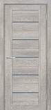 Межкомнатная дверь ДО Техно-809, лакобель серый (чиаро гриджио)