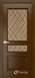 Межкомнатная дверь ДП Калина, со стеклом (тон 2)
