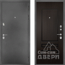 Дверь входная Премиум SB, антик серебро/116 венге