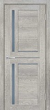 Межкомнатная дверь ДО Техно-804, сатинат графит (чиаро гриджио)