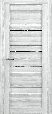 SP-64, дверь со стеклом, экошпон (сканди)