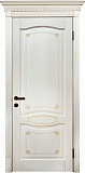 Межкомнатная дверь Империал-12, массив дуба, дверь глухая (беленый дуб)