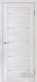 Дверь межкомнатная экошпон Деко-22, со стеклом сатинат светлый (жемчужный)