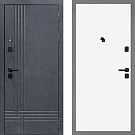Дверь входная Скандинавия, бетон антрацит/панель под покраску