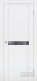 Дверь межкомнатная Soft Touch PST-3, зеркало тонированное (белый бархат)