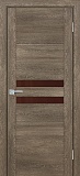 Межкомнатная дверь ДО PSN-4, лакобель кофе (бруно антико)