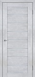 Межкомнатная дверь Лайт-08, сатинат светлый (бетон снежный)