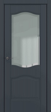 Классика Венеция, багет B5.3, дверь остекленная (матовый графит премьер)