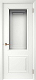 Межкомнатная дверь ДО Смальта-42, сатинат (эмаль белая)