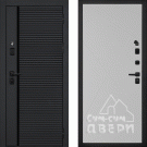 Дверь входная с черной ручкой Галактика-173/Панель PR-103, металл 1.5 мм, 2 замка, черный/агат