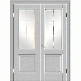 Двухстворчатая распашная дверь 90U (манхэттен)