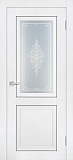 Межкомнатная дверь межкомнатная Soft Touch PST-27, стекло Кристалайз светлое (белый бархат)