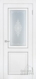 Дверь межкомнатная Soft Touch PST-27, стекло Кристалайз светлое (белый бархат)