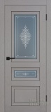Дверь межкомнатная Soft Touch PST-29-2, стекло Кристалайз графит (серый ясень)