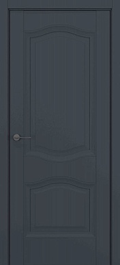 Классика Венеция, багет B2.3, дверь глухая (матовый графит премьер)