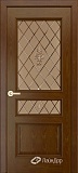 Межкомнатная дверь ДП Калина, со стеклом (тон 35)