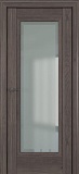 Межкомнатная дверь Неаполь B3, дверь со стеклом (дарк вуд)