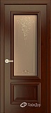 Межкомнатная дверь ДП Виолетта, со стеклом (тон 10)