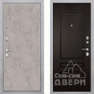 Дверь входная Лофт, бетон светлый/116 венге