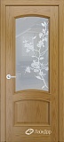 Межкомнатная дверь ДП Анталия, со стеклом (тон 24)