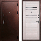 Дверь входная Евро-3/PSK-1, медный антик/ривьера крем