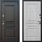 Дверь входная Бостон NEW, венге/сосна белая