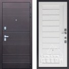 Дверь входная Натюр СБ-17, горький шоколад/лиственница белая