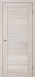 Межкомнатная дверь межкомнатная экошпон Деко-19, со стеклом сатинат светлый (капучино)