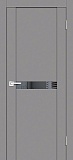 Межкомнатная дверь межкомнатная Soft Touch PST-3, зеркало тонированное (серый бархат)
