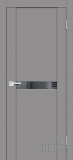 Дверь межкомнатная Soft Touch PST-3, зеркало тонированное (серый бархат)