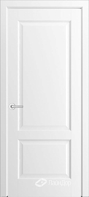 Кантри-К, дверь неоклассика, эмаль белая